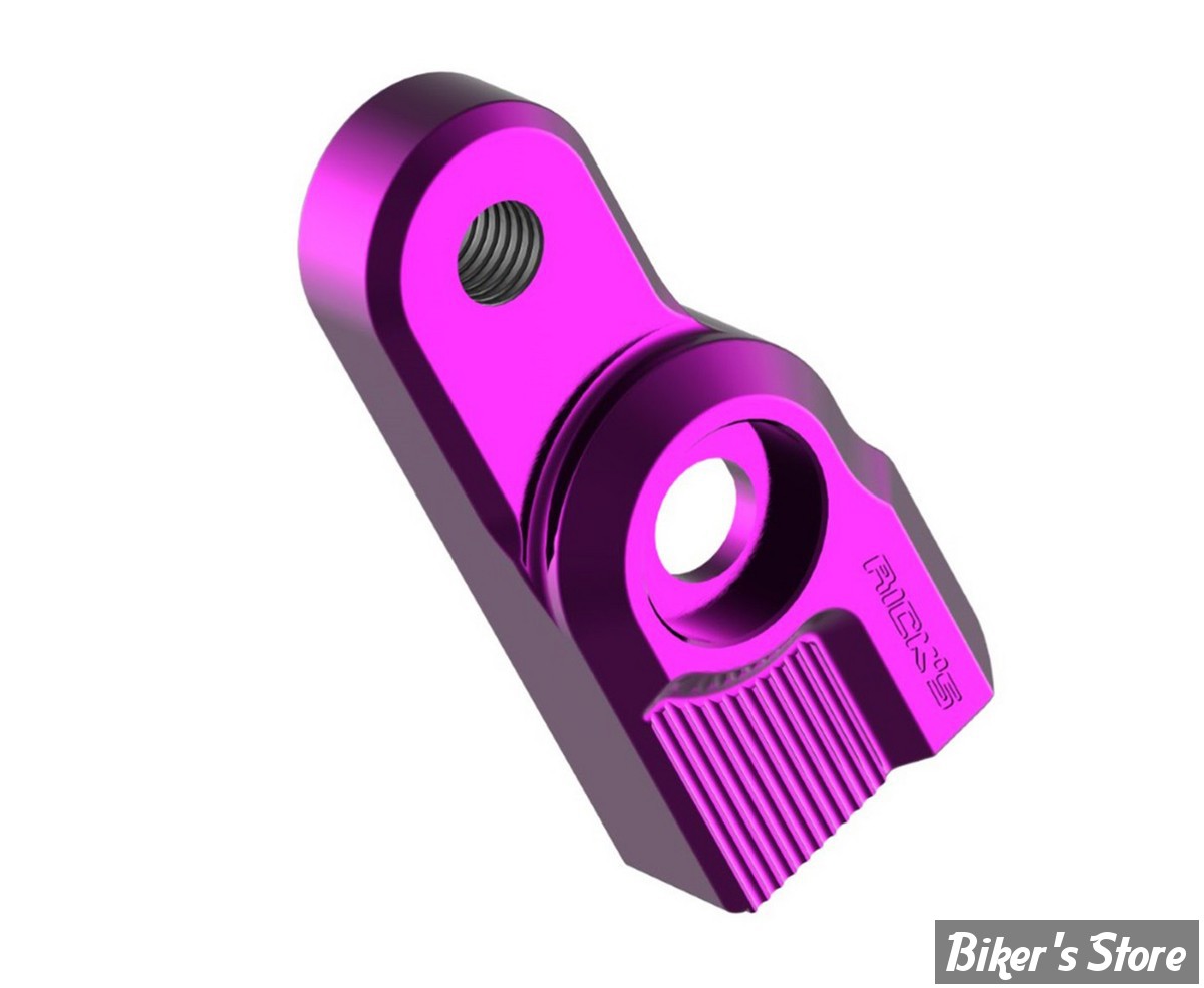 DOC A / PIÈCE N° 10 - EXTENSION DE BRAS DE SELECTEUR - RICK'S MOTORCYCLES - VIOLET  - TC-GSE1000-PG