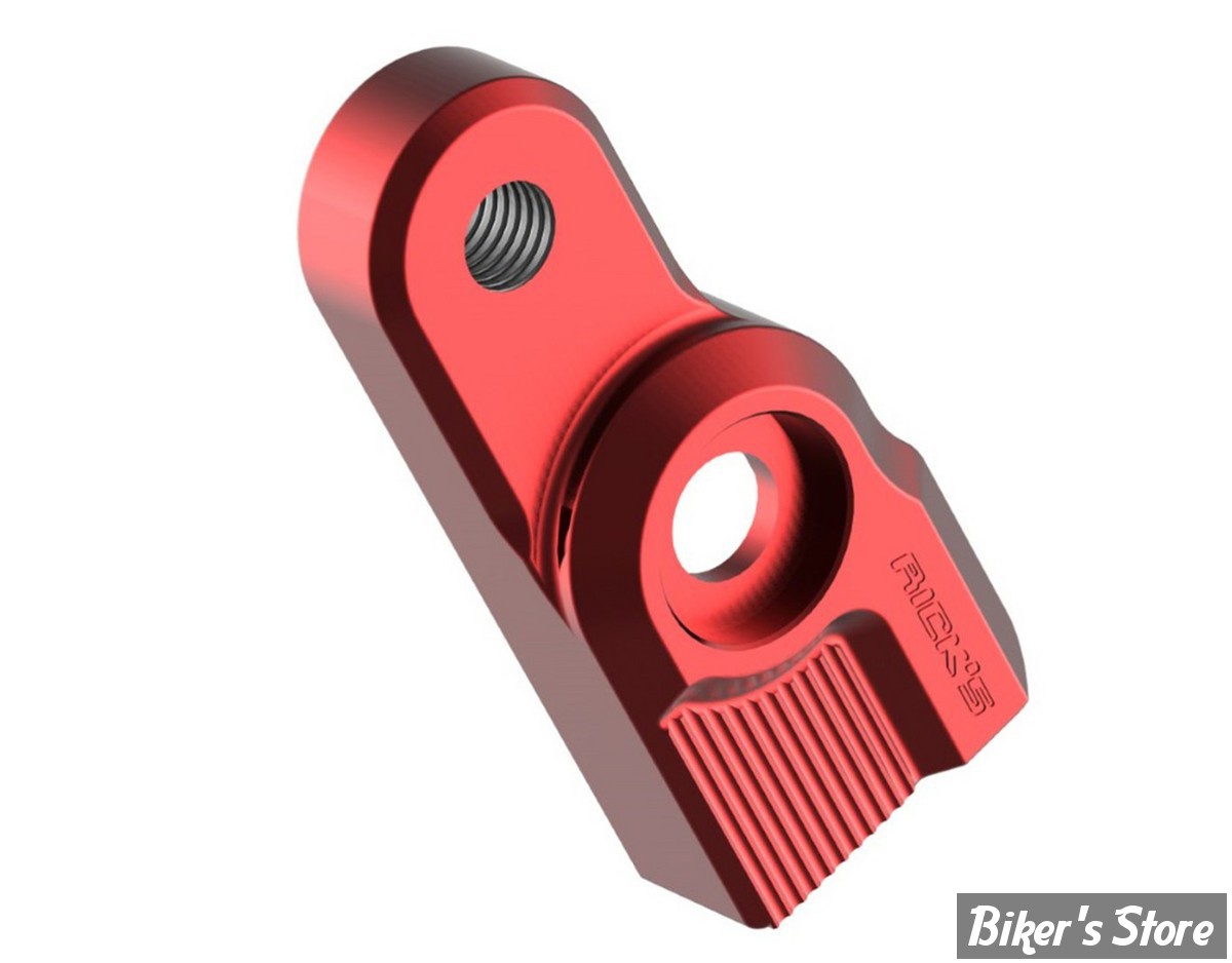 DOC A / PIÈCE N° 10 - EXTENSION DE BRAS DE SELECTEUR - RICK'S MOTORCYCLES - ROUGE  - TC-GSE1000-RG