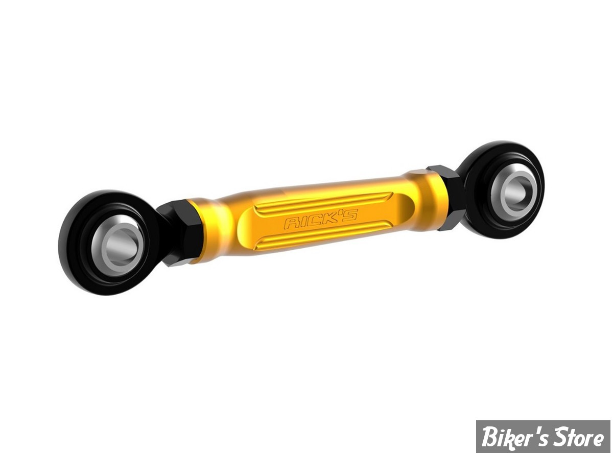 DOC A / PIÈCE N° 21 - BIELLETTE DE  SELECTEUR - OEM 33600125 / 33871-85B / 7744 - RICK' S MOTORCYCLES - OR - MF-GSL1010-GG