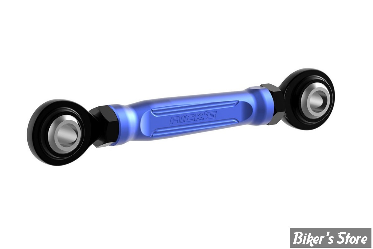 DOC A / PIÈCE N° 21 - BIELLETTE DE  SELECTEUR - OEM 33600125 / 33871-85B / 7744 - RICK' S MOTORCYCLES - BLEU - MF-GSL1010-BG