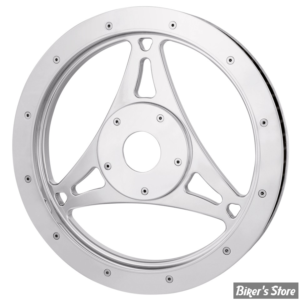 61 DENTS / 1 1/8" - POULIE ARRIÈRE -CUSTOM TYPE - RICK'S MOTORCYCLES - DESIGN : MIKE CUT OUT - POLI - 12-9001061-1