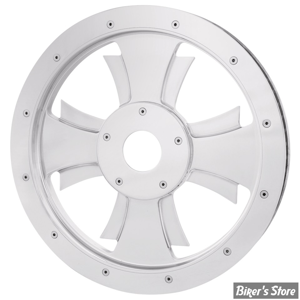 72 DENTS / 1 3/8" - POULIE ARRIÈRE - OEM 40590-07 - V-ROD - CUSTOM TYPE - RICK'S MOTORCYCLES - DESIGN : BAD FELLAZ - POLI - 11-0001072-1