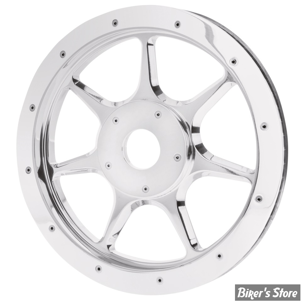 70 DENTS / 1 1/8" - POULIE ARRIÈRE - CUSTOM TYPE - RICK'S MOTORCYCLES - DESIGN : SEVEN SIN - POLI - 11-3001070-1