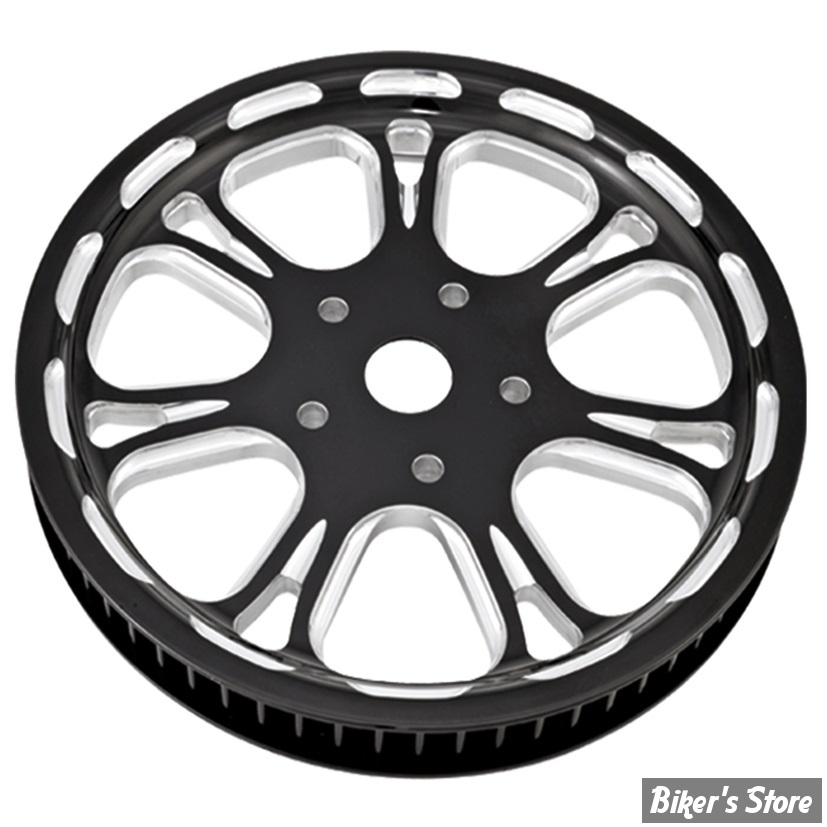 66 DENTS / 1" - POULIE ARRIÈRE - OEM 40325-07 / 42200135 - CUSTOM  STYLE - PERFORMANCE MACHINE - CONTOUR SERIE - VIRTUE - PLATINIUM CUT