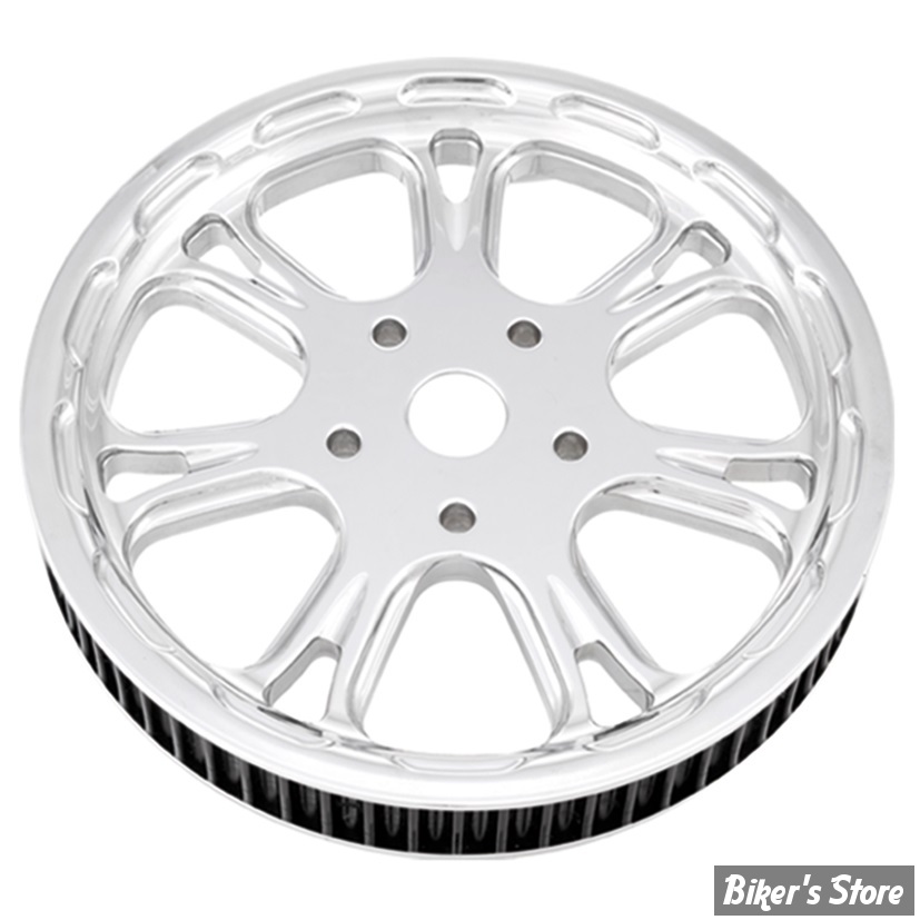 66 DENTS / 1" - POULIE ARRIÈRE - OEM 40325-07 / 42200135 - CUSTOM  STYLE - PERFORMANCE MACHINE - CONTOUR SERIE - VIRTUE - CHROME