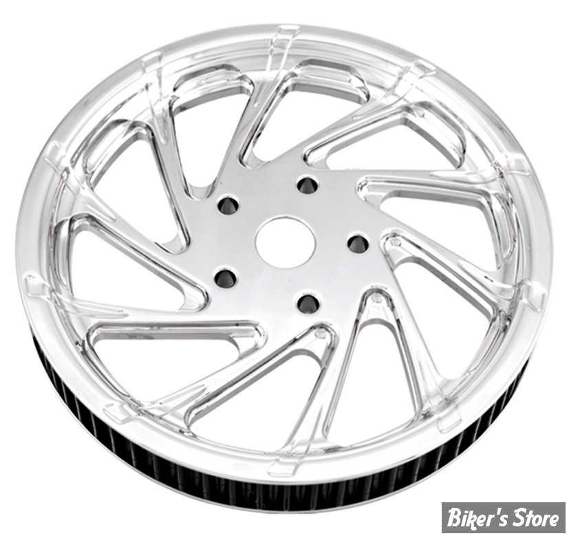 66 DENTS / 1" - POULIE ARRIÈRE -CUSTOM TYPE - PERFORMANCE MACHINE - CONTOUR PLUS - DEL REY - CHROME