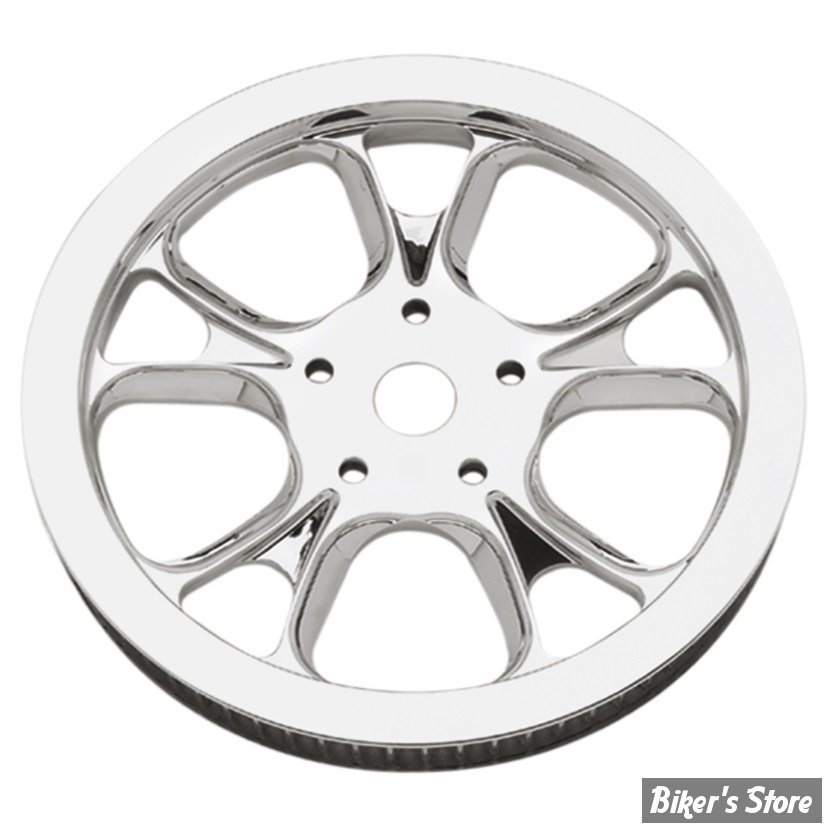 66 DENTS / 24MM - POULIE ARRIÈRE - OEM 40325-07 / 42200135 - CUSTOM STYLE - PERFORMANCE MACHINE - IMAGE SERIE - LUXE - CHROME