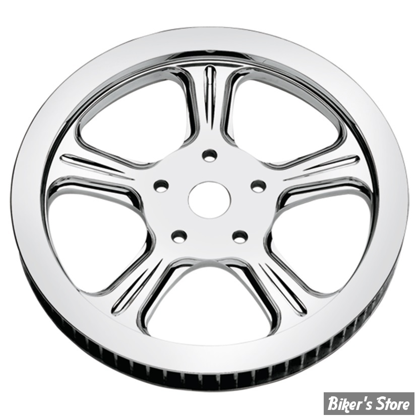 66 DENTS / 24MM - POULIE ARRIÈRE - OEM 40325-07 / 42200135 - CUSTOM STYLE - PERFORMANCE MACHINE - IMAGE SERIE - WRATH - CHROME