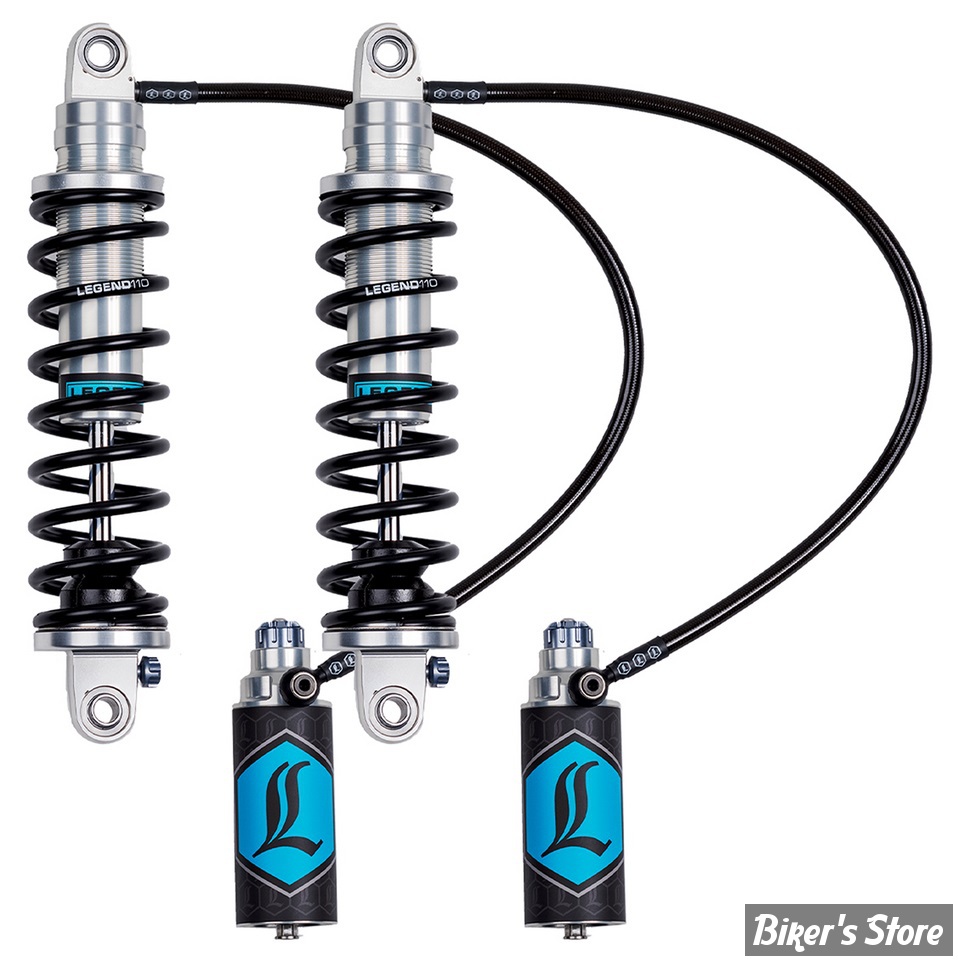 AMORTISSEURS - 14" / 35.60CM - LEGEND AIR - REVO ARC Remote Reservoir FL Coil Suspension -  TOURING 2009/2013 - ALU - 1310-1932