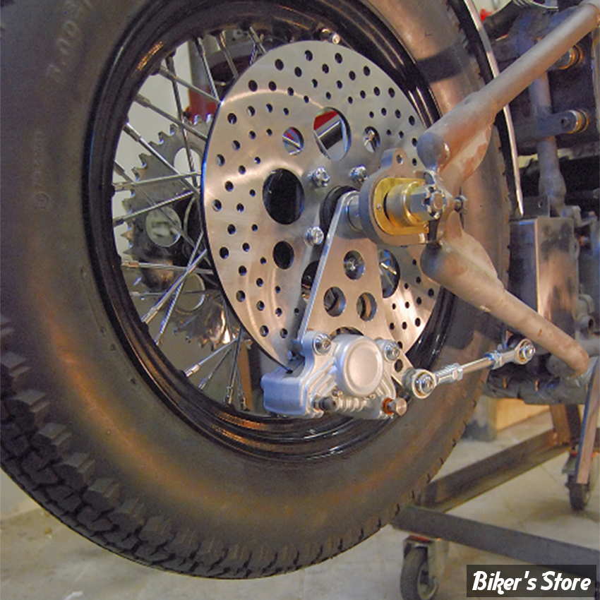 Kustom tech- Kit d'étrier de frein avant 4 pistons avec support - Côté  gauche - Pour fourche Springer avec axe de roue de 3/4 - Noir- 532291 –  Kustom Store Motorcycles