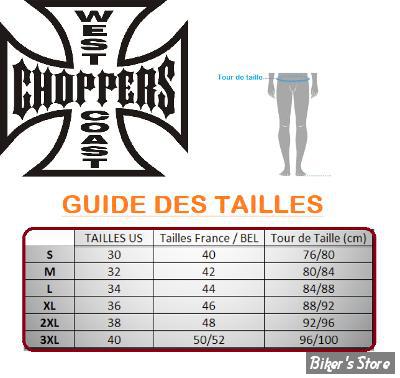 West coast choppers Pantalons M-65 Cargo Noir