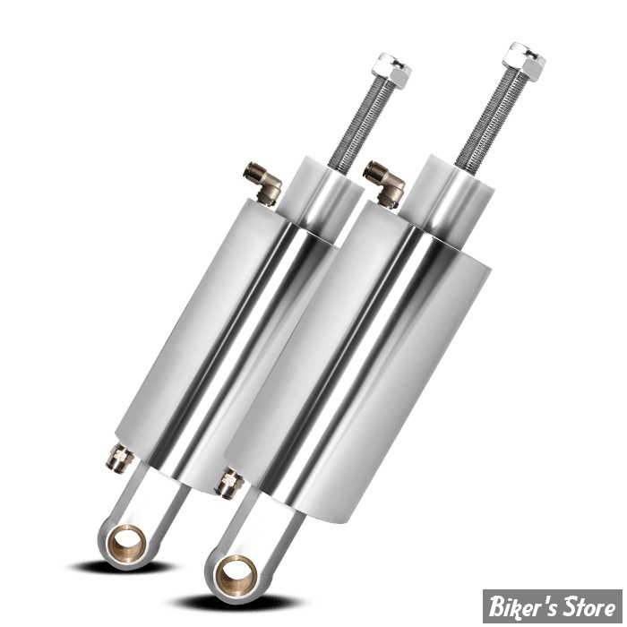 KIT SUSPENSIONS PNEUMATIQUES - PLATINIUM SUSPENSION - Bleed Feed Air Suspension Kit For Harley Twin Cam / Softail - SOFTAIL 00/17 - FINITION : POLIE - PAS-0000-TBF