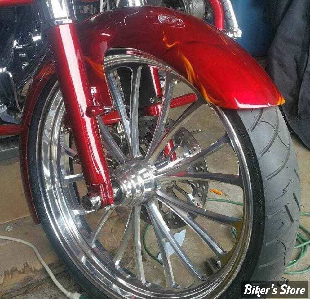 21 x 3.50 - ROUE ULTIMA ALUMINIUM - APPLICATION CUSTOM AXE 1" - MANHATTAN - D-F - Manhattan Front Wheel  - POLI - 37-623