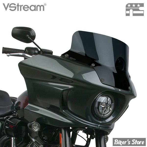 PARE BRISE - NATIONAL CYCLES - FXLRST 22UP  - HAUTEUR : 11.50 " / 29CM - COULEUR : TEINTÉ FONCÉ - N20440