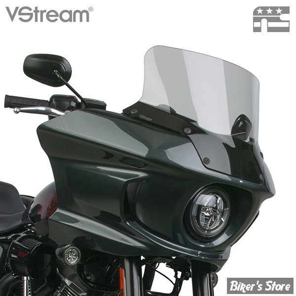 PARE BRISE - NATIONAL CYCLES - FXLRST 22UP  - HAUTEUR : 13.25 " / 33.60CM - COULEUR : TEINTÉ CLAIR - N20441