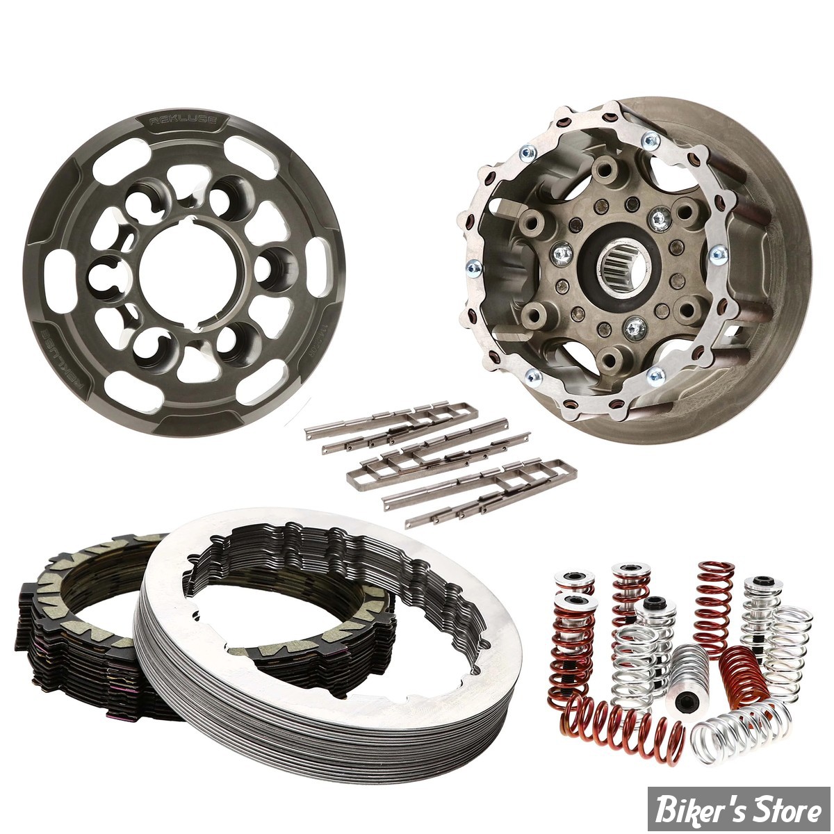 KIT EMBRAYAGE - EMB / CABLE - BIGTWIN 07/10 - REKLUSE - BIGTWIN TWINCAM 07/10 - APEX Clutch kit - RMS-7115001